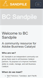 Mobile Screenshot of bcsandpile.com