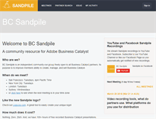 Tablet Screenshot of bcsandpile.com
